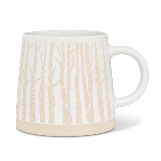 Mug - Birch Trees - White
