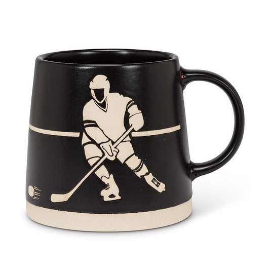 Mug - Hockey Player - Black