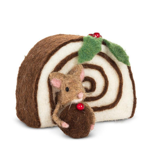 Decor Piece - Mouse with Swiss Roll