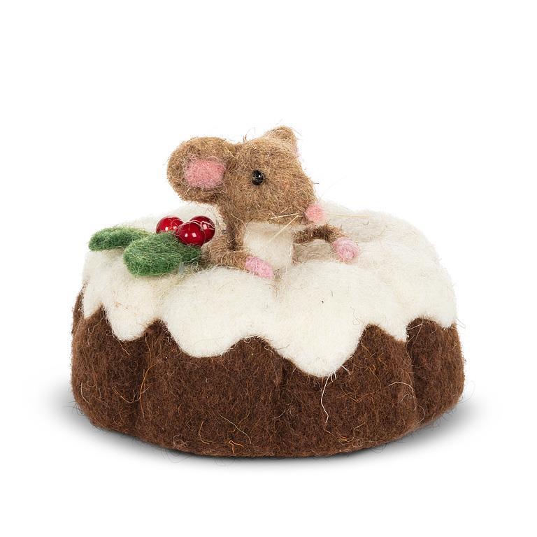 Decor Piece - Mouse in Bundt Cake