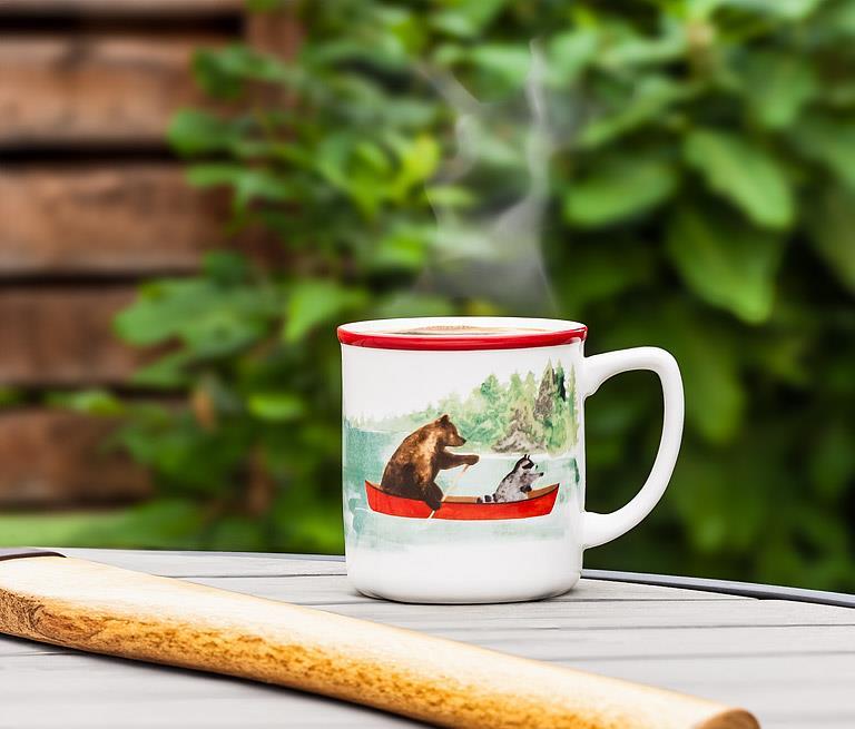 Mug - Animals in Canoe - 16oz