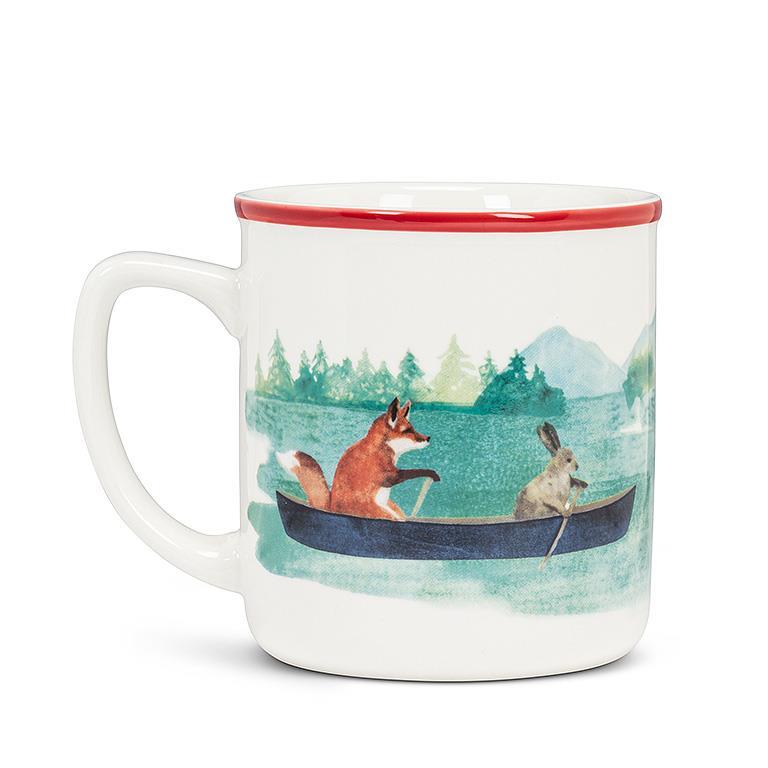 Mug - Animals in Canoe - 16oz