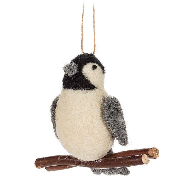 Ornament - Felt - Chickadee