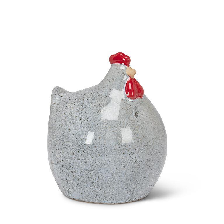 Decor Piece - Small Round Chicken - 4.5"