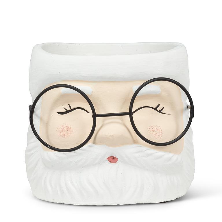 Planter - Santa Face - Large 4"