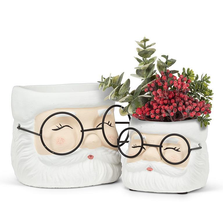 Planter - Santa Face - Small 3"
