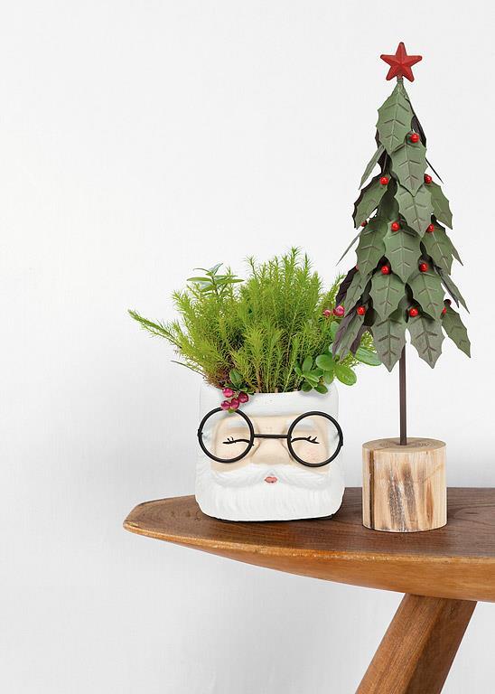 Planter - Santa Face - Large 4"