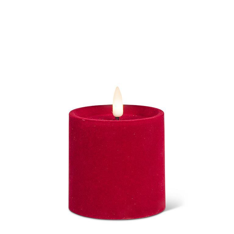 LED Candle - Velvet Burgundy - 3"