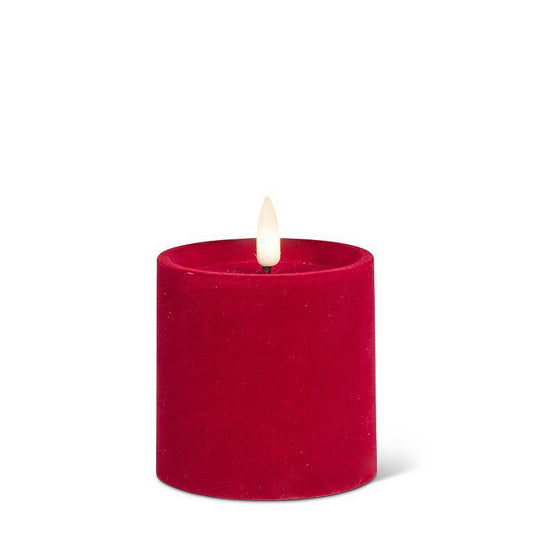 LED Candle - Velvet Burgundy - 3"