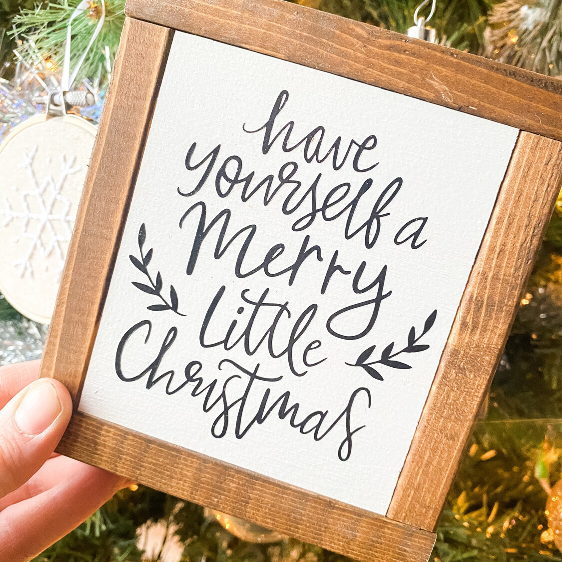 Sign - Itty Bitty Mini - Have Yourself A Merry Little Christmas