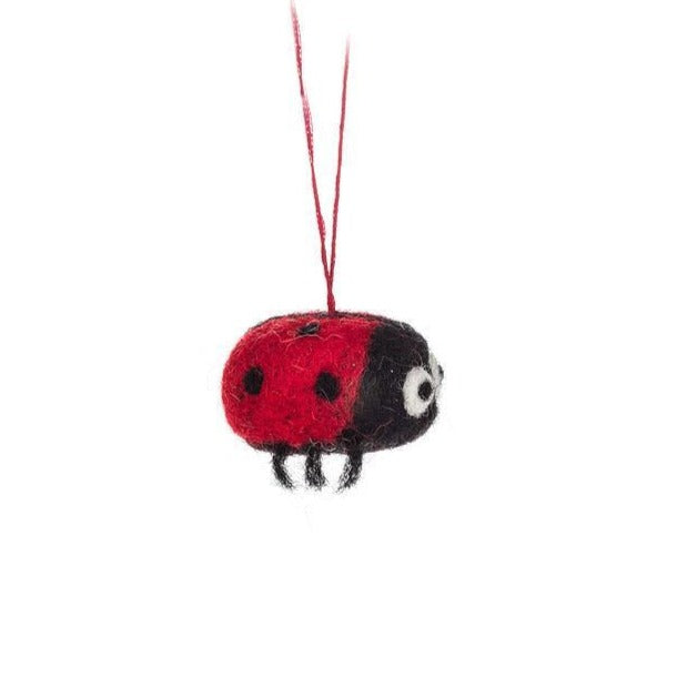 Ornament - Felt - Ladybug