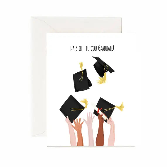 Card - Graduation - Hats Off To You
