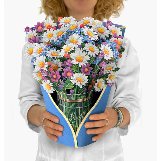 Paper Bouquet - Field Of Daisies - 12"