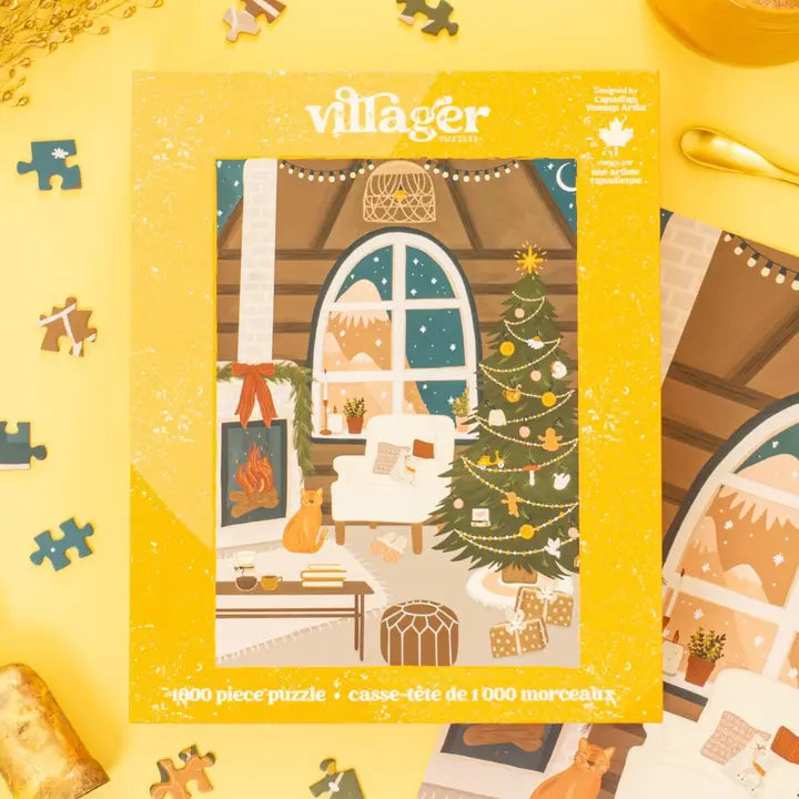 Puzzle - Fireside Christmas - 1000 Piece