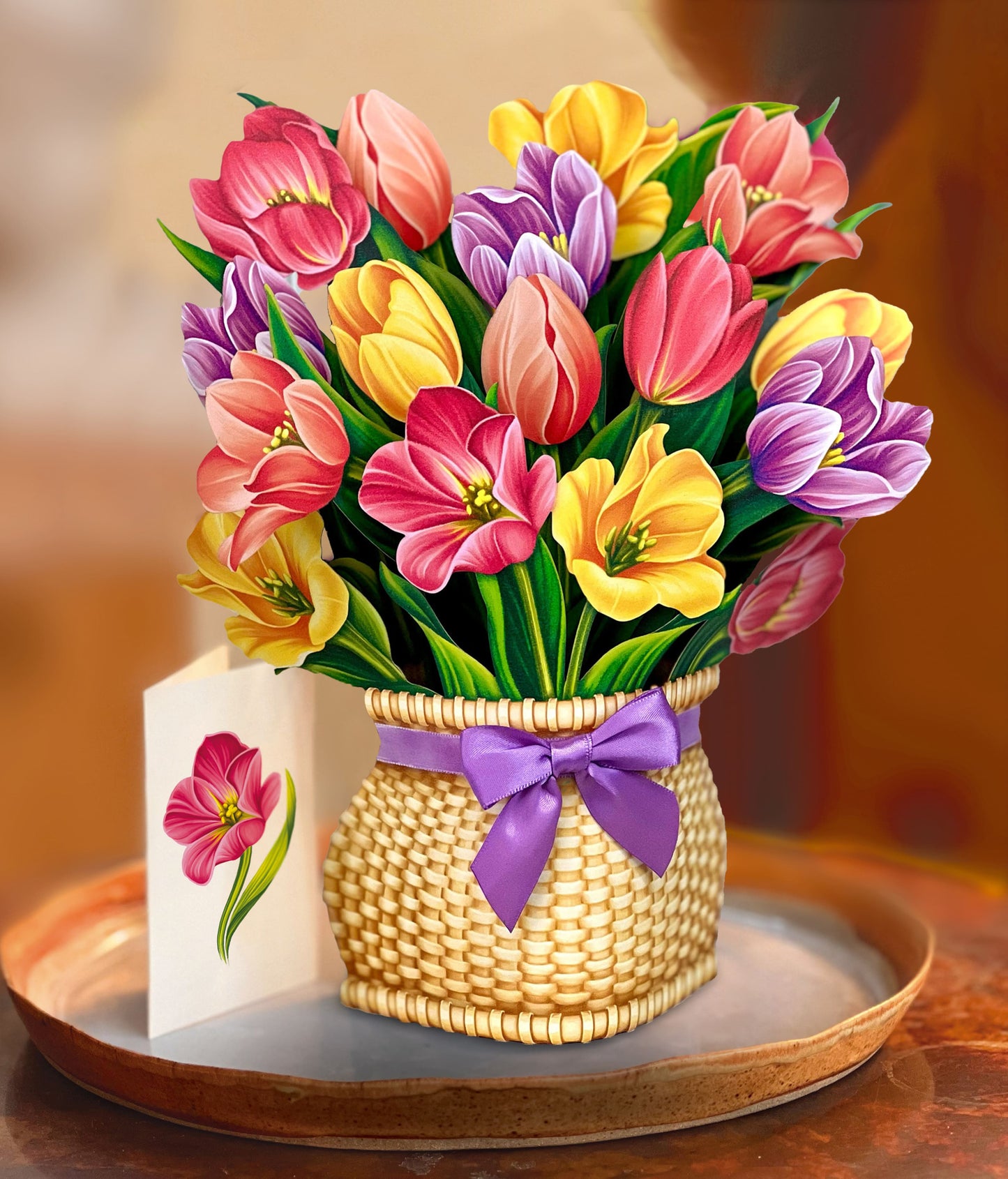 Paper Bouquet - Festive Tulips - 12"