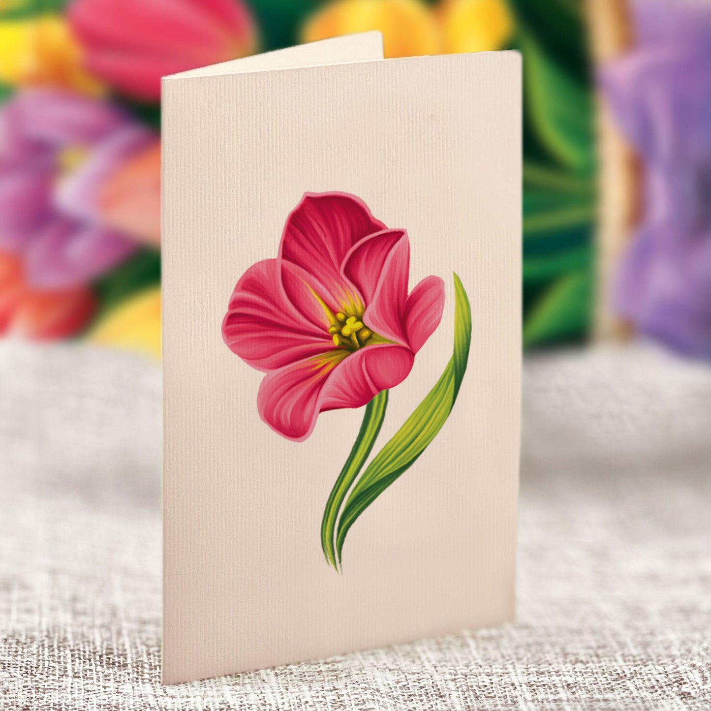 Paper Bouquet - Festive Tulips - 12"