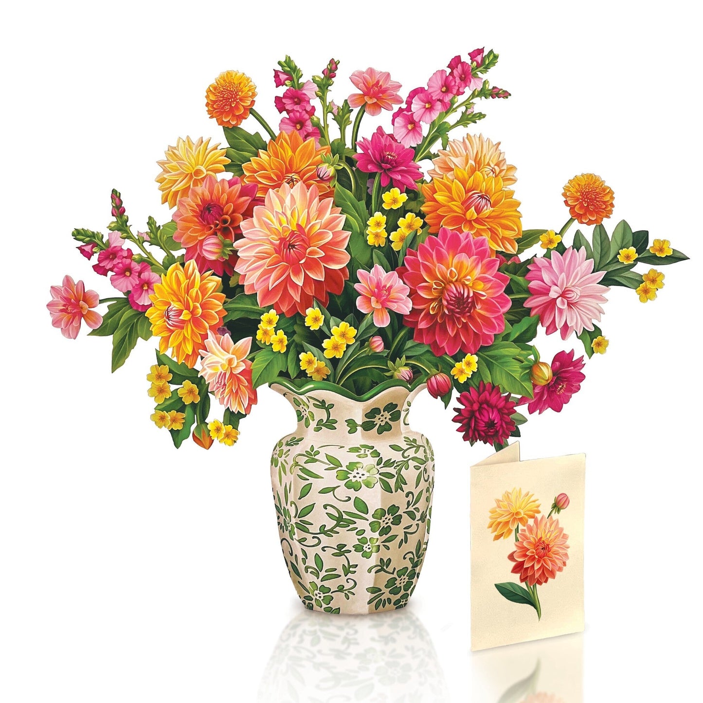 Paper Bouquet - Dahlia Sunrise - 12"