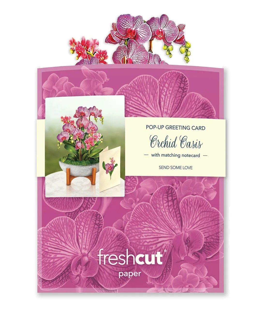 Mini Paper Bouquet - Orchid Oasis - 6"