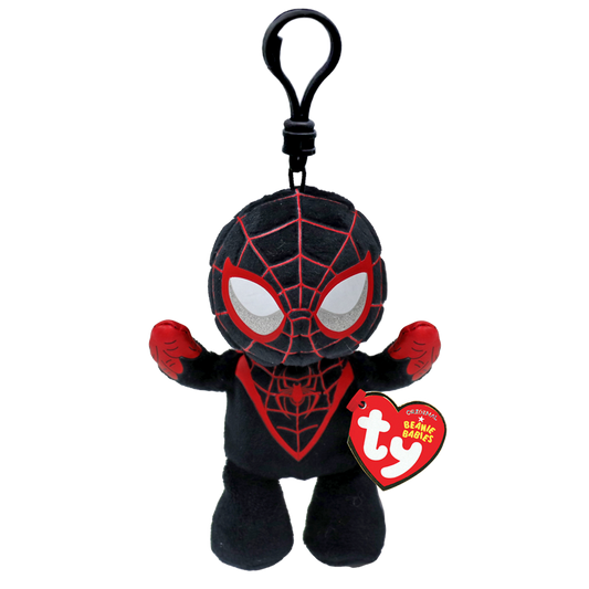 Stuffy Keychain - Ty - Spiderman Miles Morales 5"