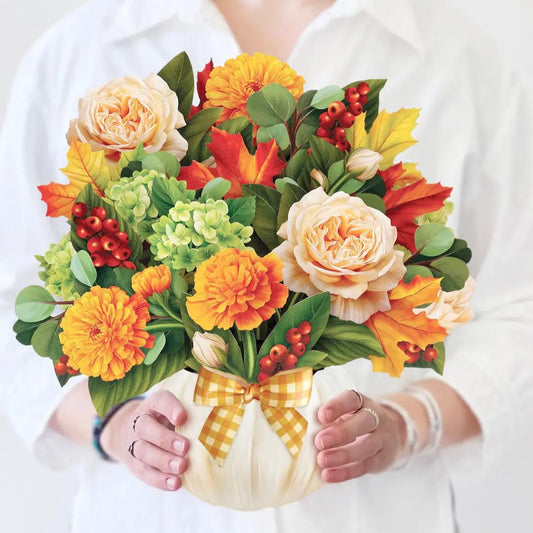Paper Bouquet - Pumpkin Spice - 12"