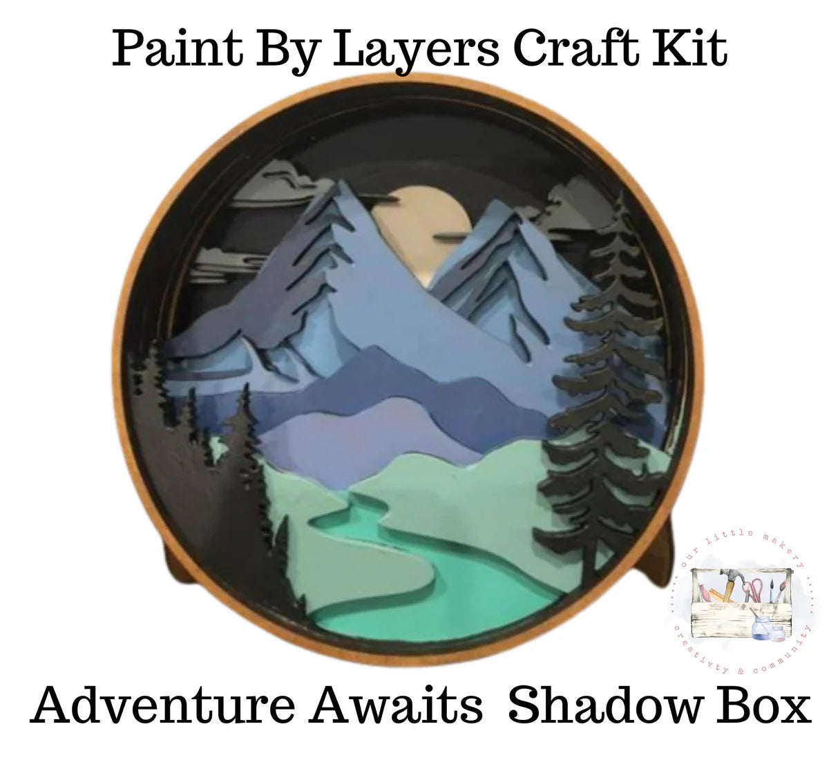 Shadow Box - Craft Kit - Adventure Awaits