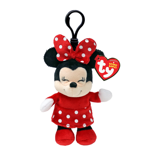 Stuffy Keychain - Ty - Minnie Mouse 5"