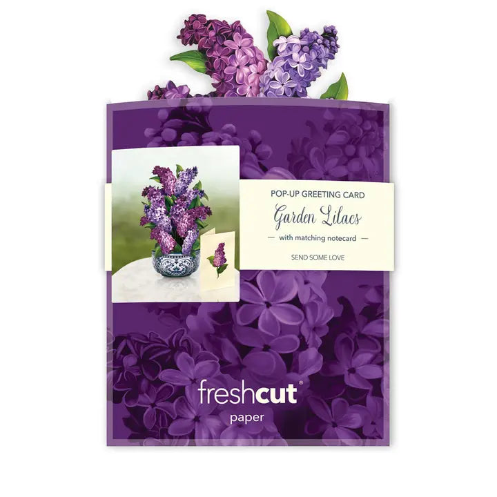 Mini Paper Bouquet - Garden Lilacs - 6"