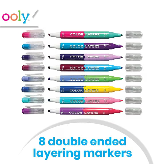 Markers - Colour Layers - Set of 8