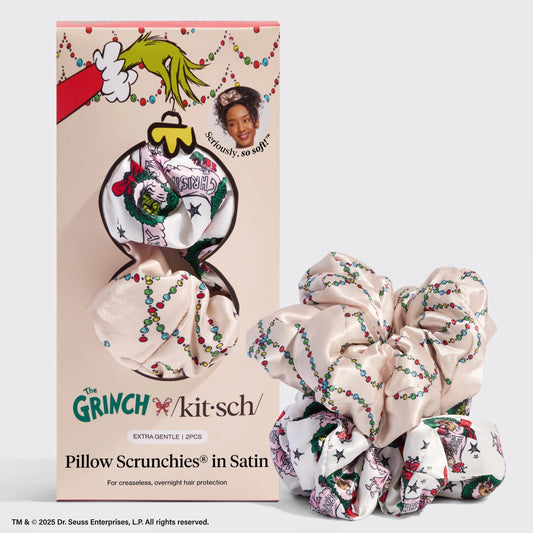 Pillow Scrunchie Set - The Grinch - Set of 2