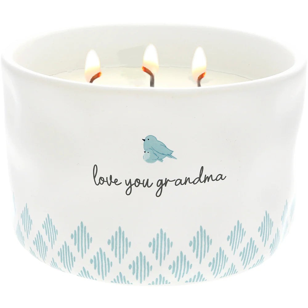 Candle - Wax Reveal - Love You Grandma