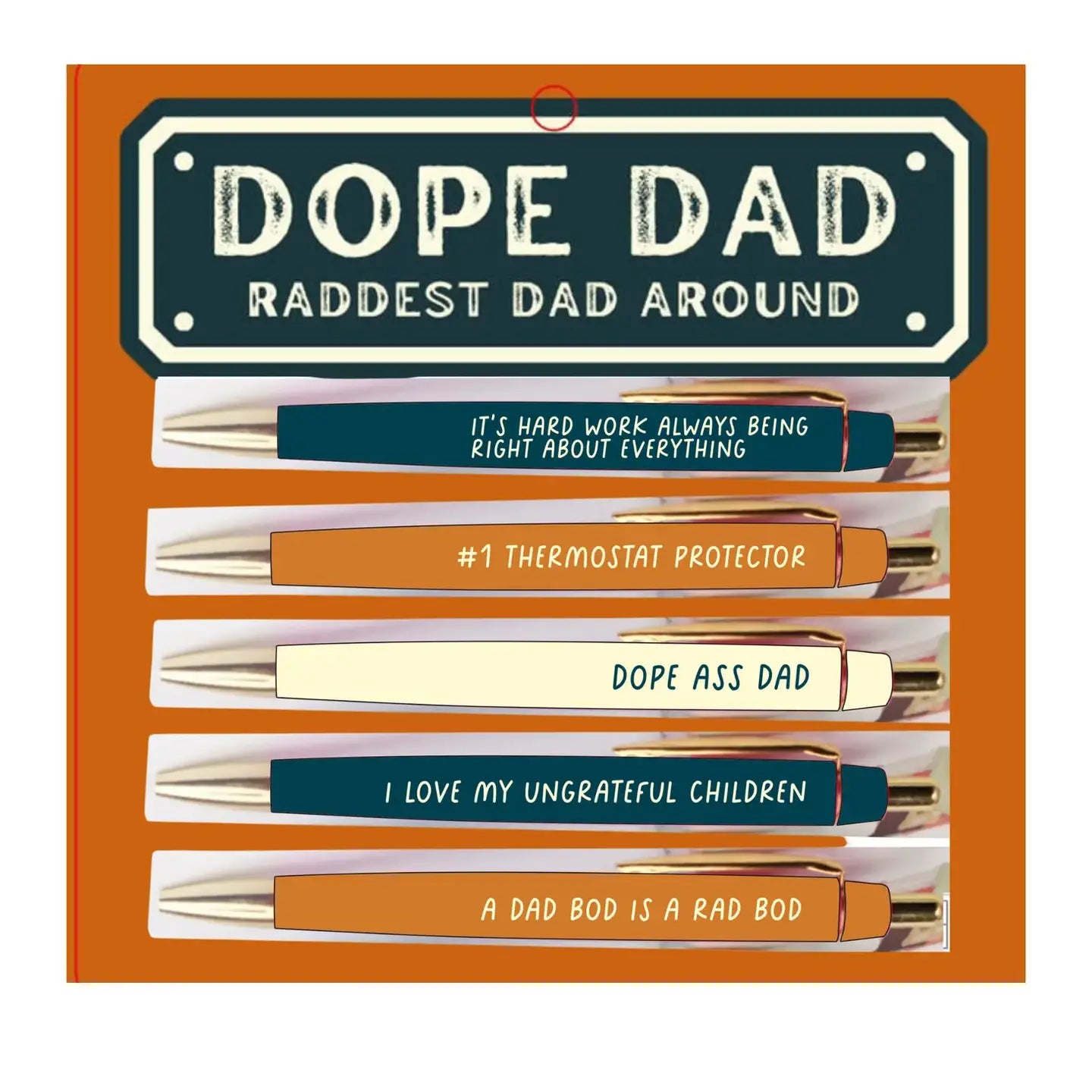 Pen Set - Dope Dad - Set of 5