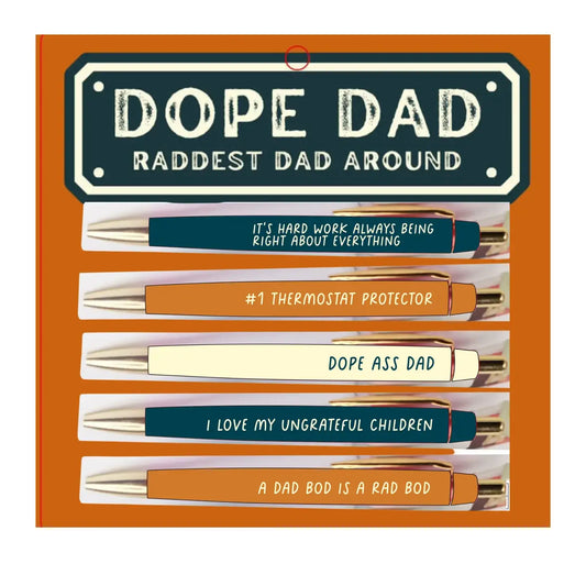 Pen Set - Dope Dad - Set of 5