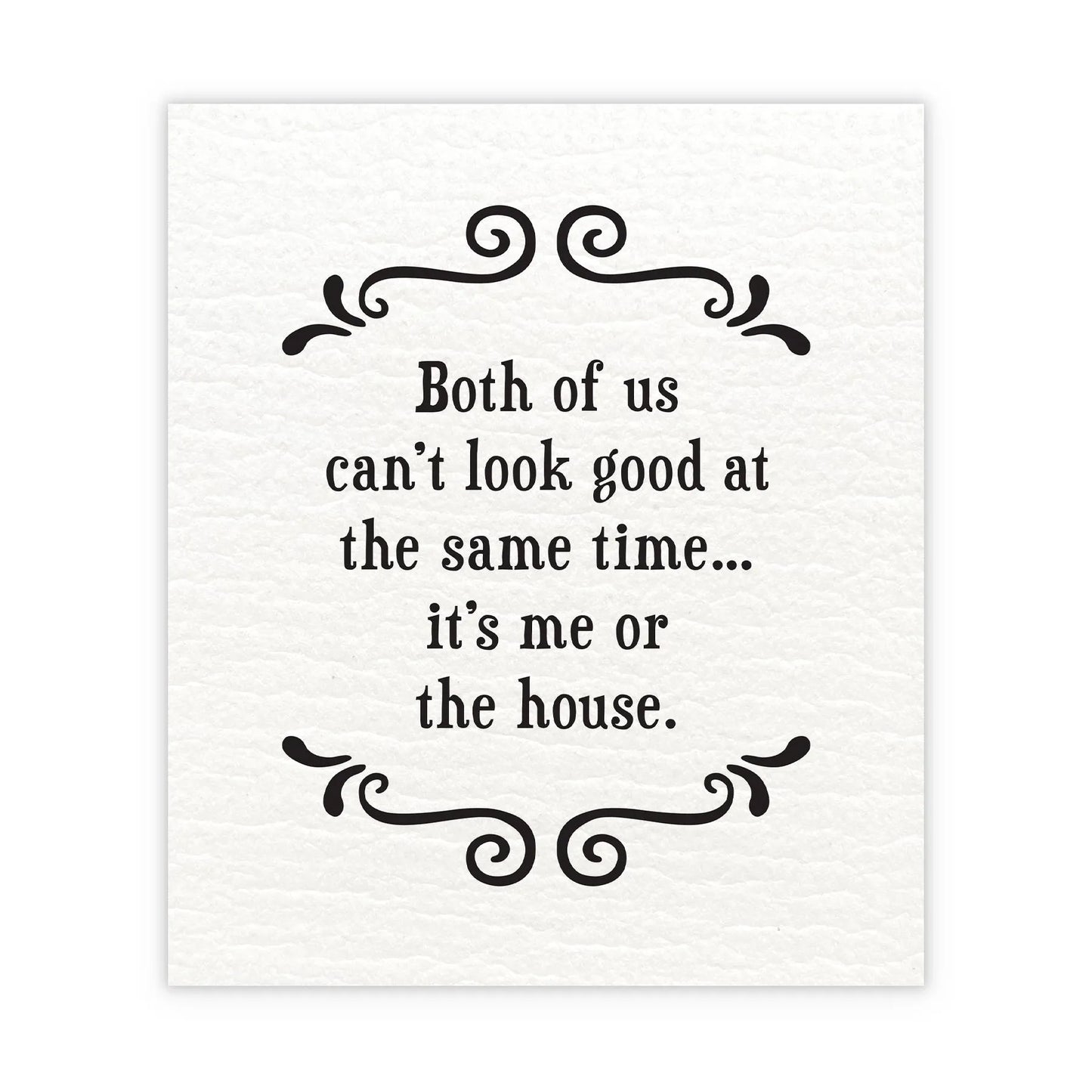 Swedish Cloth - It's Me or The House - Set of 2
