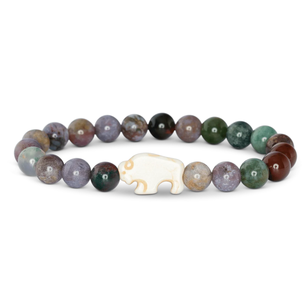 Animal Tracking Bracelet - Bison - Prairie Stone