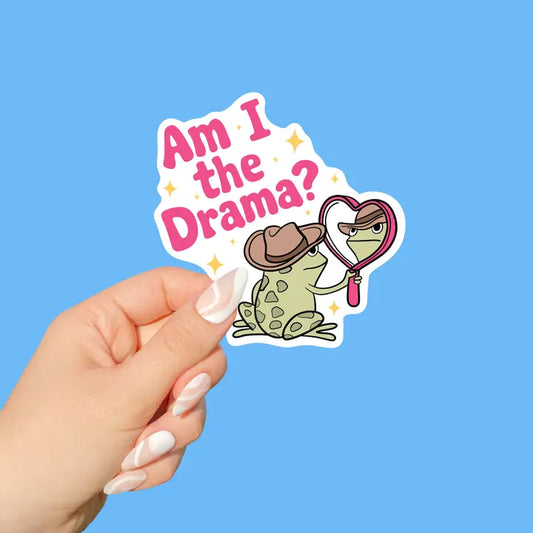Sticker - Frog Am I The Drama?