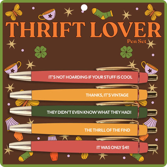 Pen Set - Thrift Lover - Set of 5