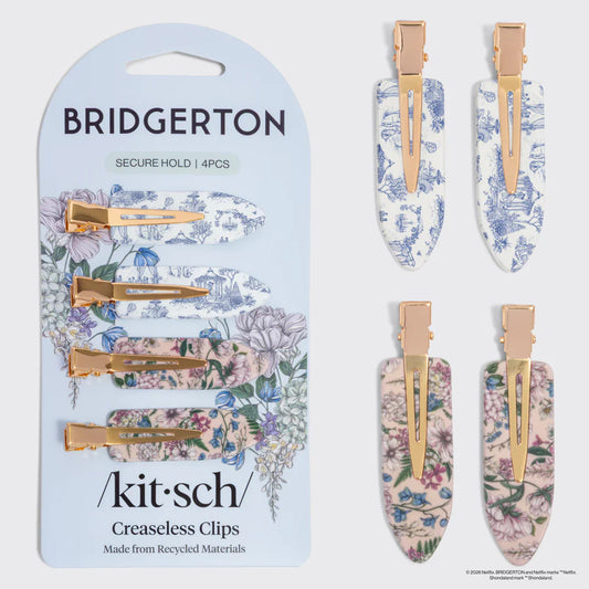 Hair Clip Set - Creaseless - Bridgerton x Kitsch - Set of 4