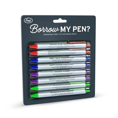 Pen Set - Borrow My Pen - Set of 8