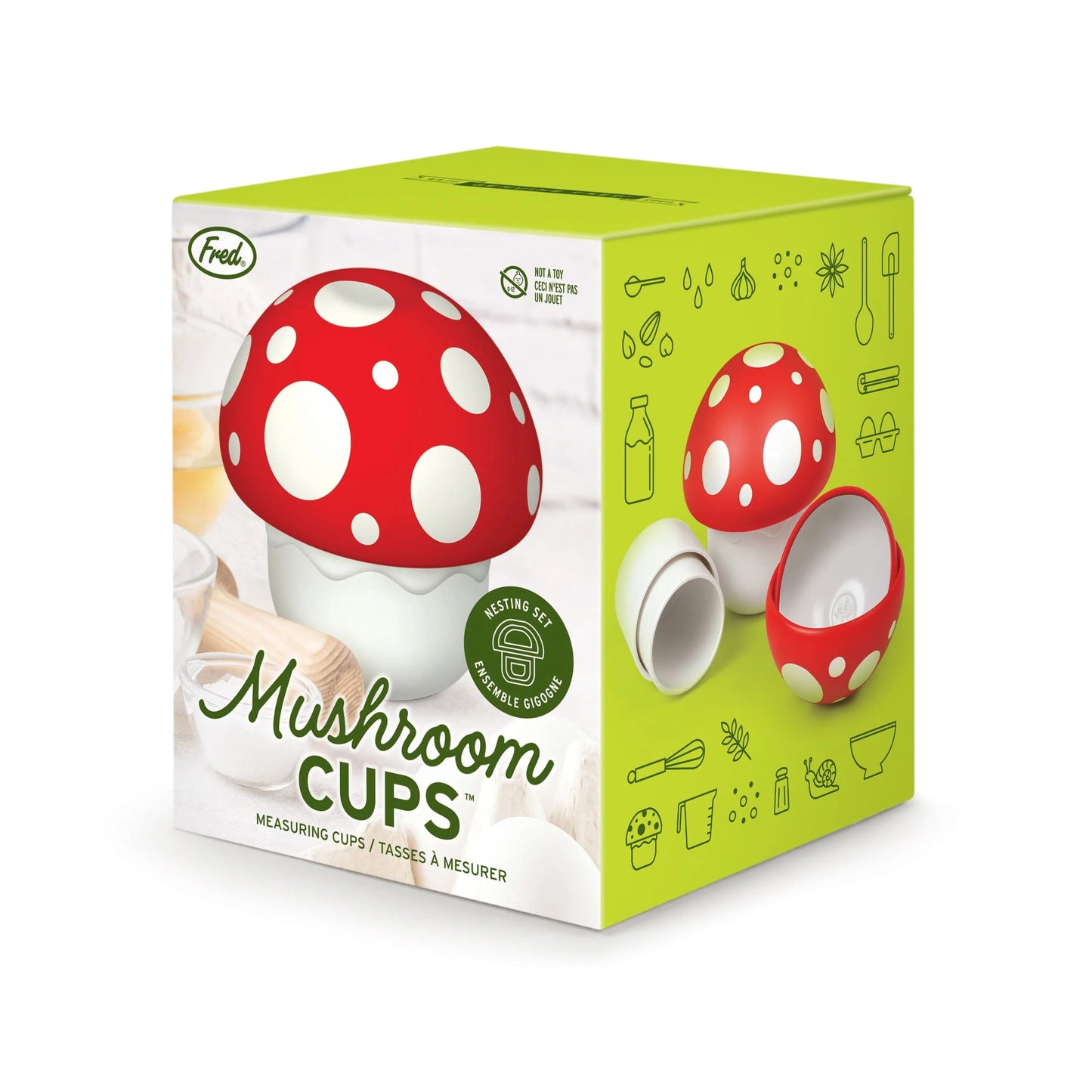 Measuring Cups - Mushrooms - Set of 6