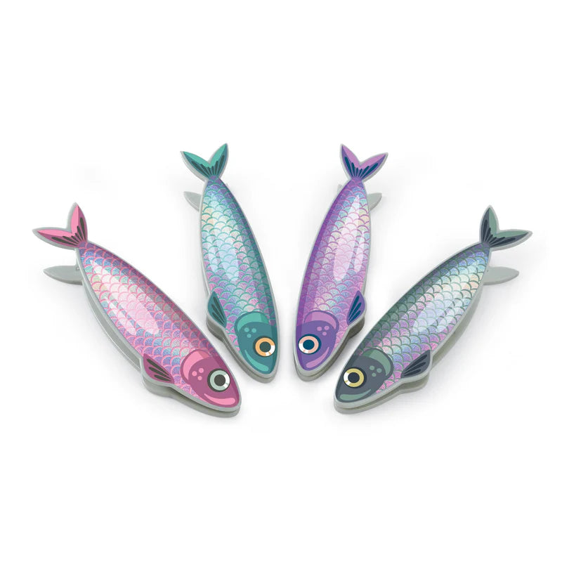 Bag Clips - Fish & Clips - Set of 4