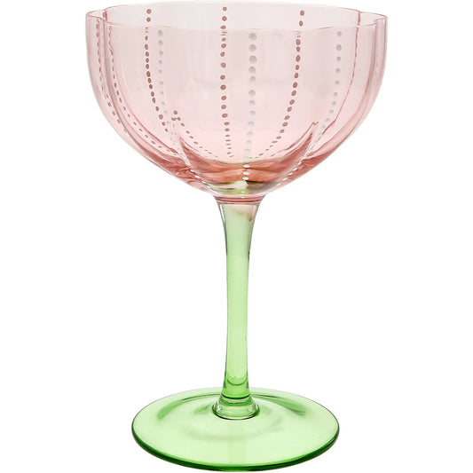 Stemmed Flower Glass - Mom - Pink 10oz