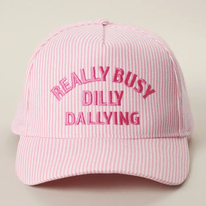 Baseball Hat - Dilly Dallying - Pink