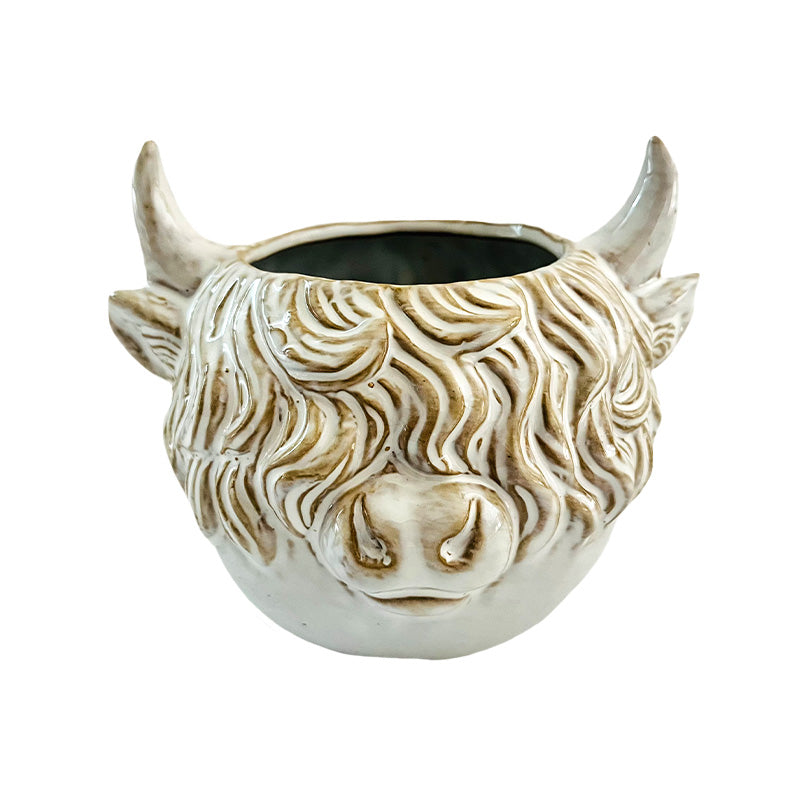 Planter - Highland Cow Head