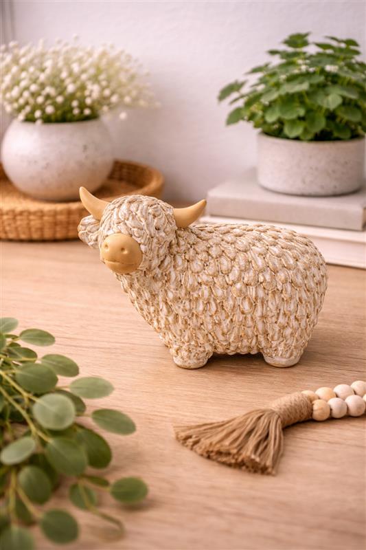 Decor Piece - Highland Cow - 4"