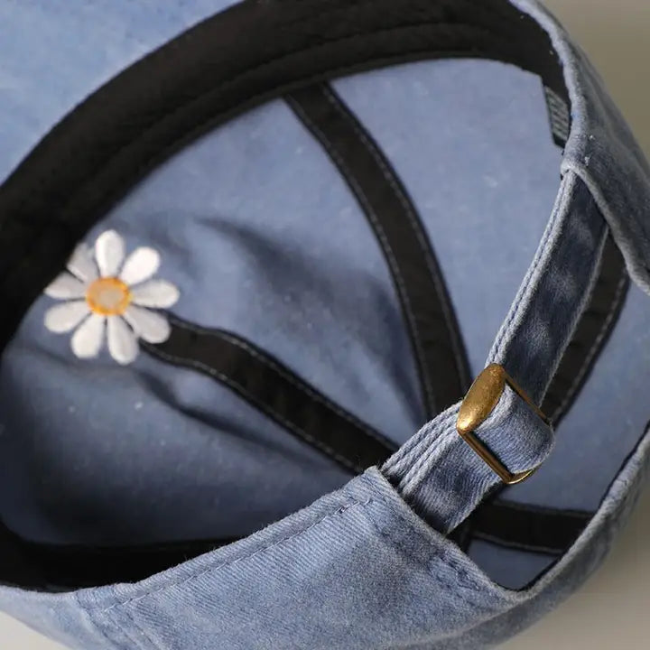 Baseball Hat - Daisy - Denim Blue