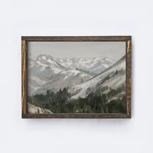 Sign - Mountain - 19 X 13"