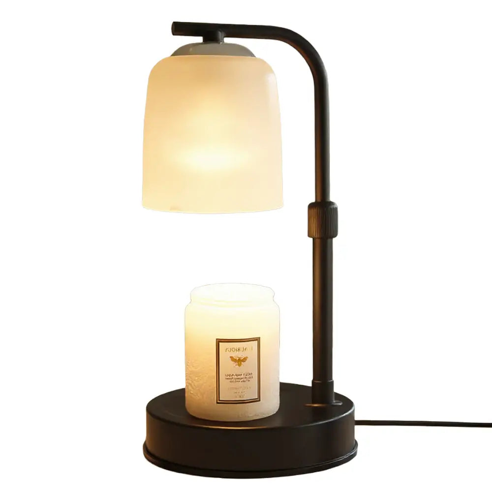 Candle Warmer - Frosted - Black