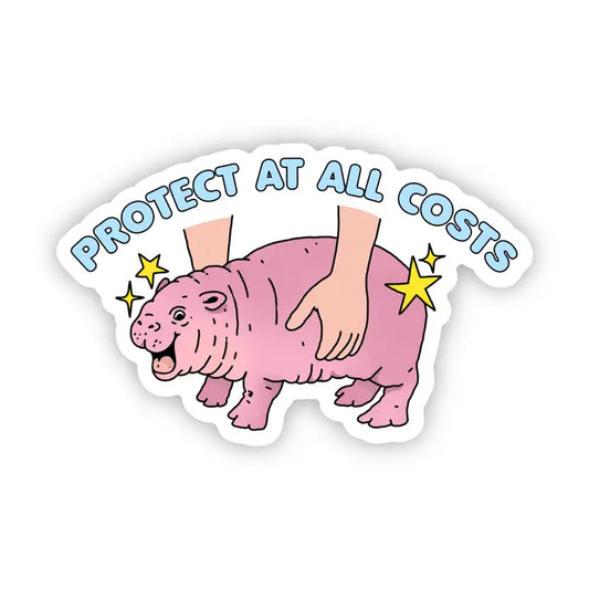 Sticker - Protect - Moo Deng