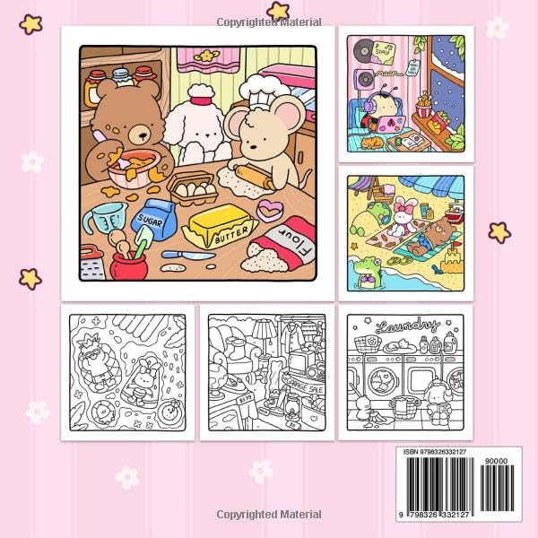 Colouring Book - Cozy Friends