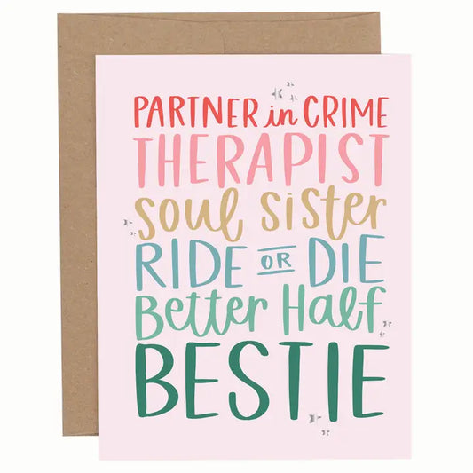 Card - Bestie Friendship